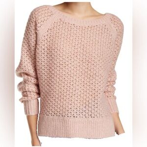 Juicy Couture Black Label EUC Ingénue pink lurex  pullover Size M with tag